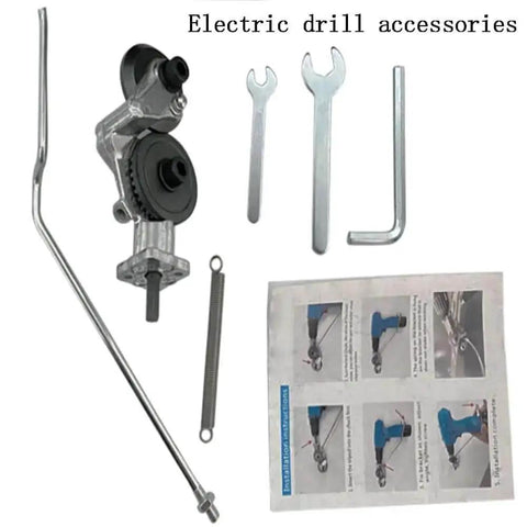 Electric Drill Plate Cutter Nibbler Attachment With Adapter For Sheet Metal Cutting Iron Steel Copper DIY Metalworking Tool set