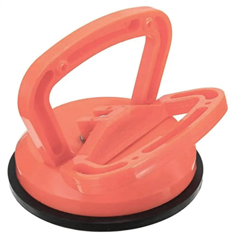 Power Grip Vacuum Cup 4-Inch with Lock and Release Handle, durable soft rubber for safe glass lifting on flat surfaces