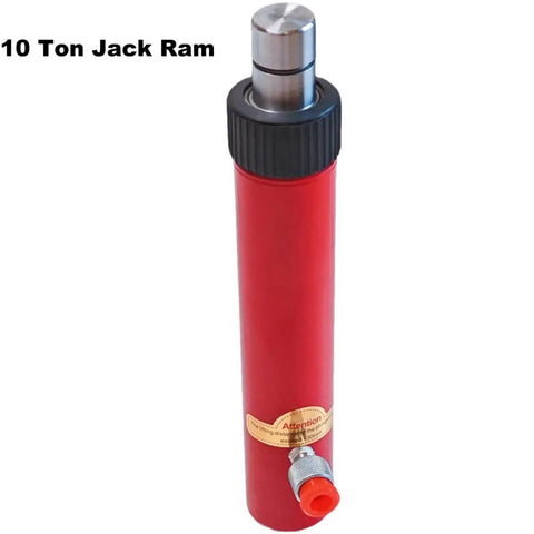 Red 10 ton jack ram from Beastly 10 Ton Hydraulic Porta Power Lift Kit With Ram Heavy Duty Floor Jack Pump For Car Auto Body