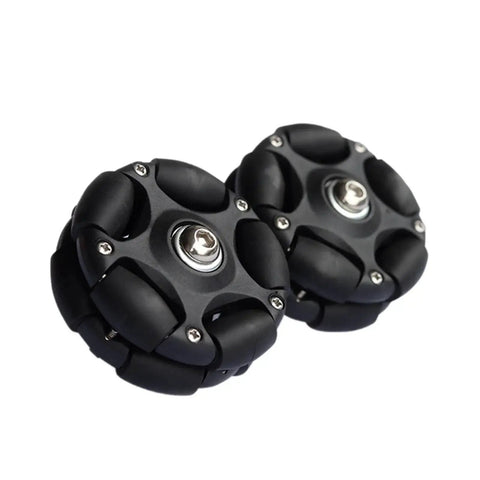 58mm Omni Directional Folding Bike Roller Replacement Wheels With Nylon Core And Aluminum Bearing Black Easy Install Durable Wear Resistant Rear Roller For Smooth Cycling And Long Lasting Performance
