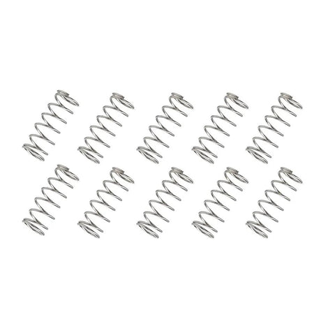 150pcs compression springs, 304 stainless steel, small pen springs, length 10-30mm, OD 4-6mm, dia 0.3-0.5mm