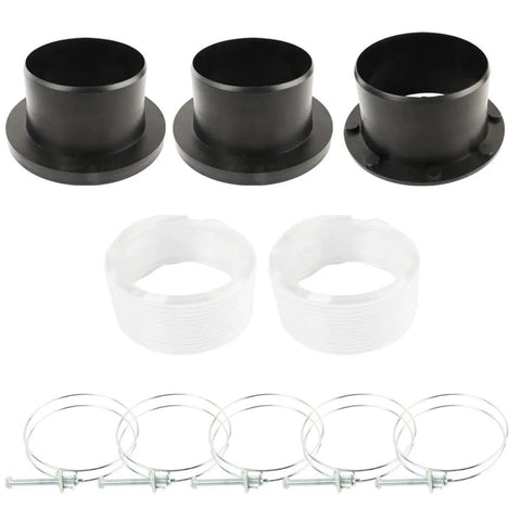 4 Inch Magnetic Dust Port Kit That Lets You Swap Between Tools Fast Fits Dust Collectors And Vacuums Includes Quick Duct Connectors Hose Clamps And Two 4 By 6 Inch Hoses DC06 OSKOOL components