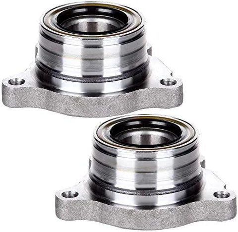 Twin view of Beefed Up 4 Piece Front And Rear Wheel Bearing And Hub Assembly For 2007 2018 Toyota Tundra 2WD, Aftermarket Replacement