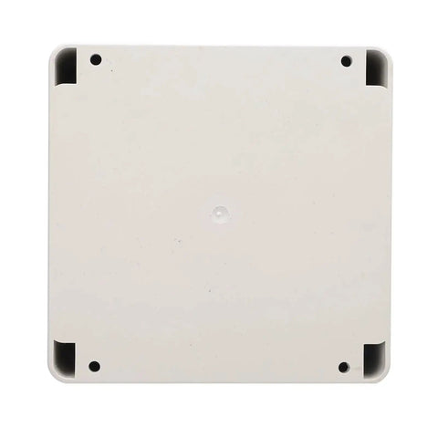 All Weather IP65 ABS Project Box 120x120x90mm Rugged Weatherproof Enclosure top view showing durable construction and sealed gasket