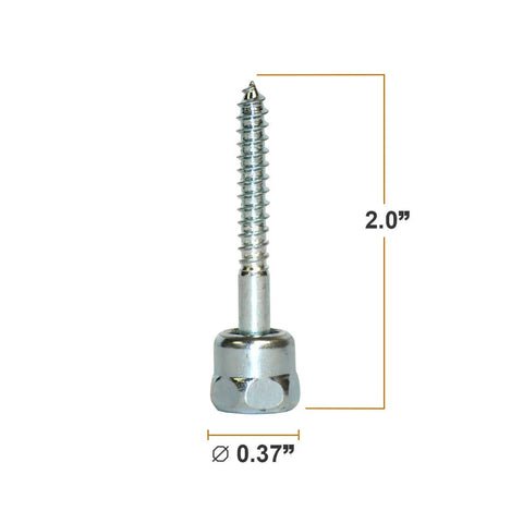 Woodworking Vertical Threaded Rod Anchor For Wood Easy To Install No Pre Drilling Needed Three Eighths Inch Screw Diameter