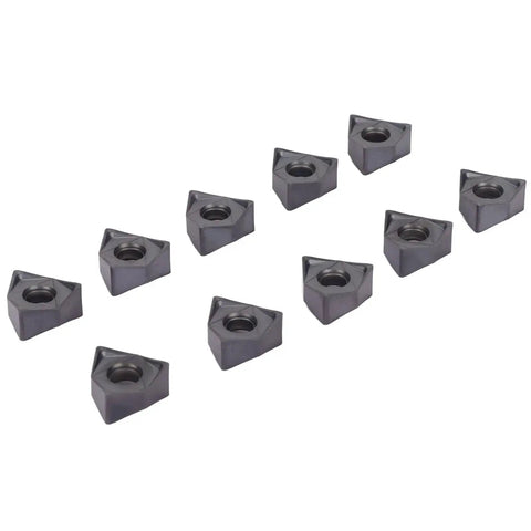 Premium Black Coated Carbide Indexable Turning Inserts For CNC Lathe Milling 10 Pieces Top Notch Pro Grade High Precision Cutting Tools