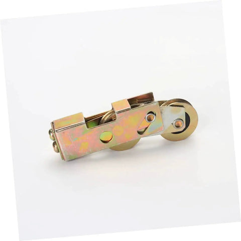 Side view of One And One Quarter Inch Steel Ball Wheel Bearings For Sliding Doors And Cabinets Smooth Low Noise Door Pulley Hardware.