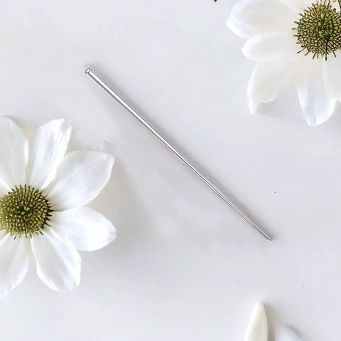 20G 0.8mm 316L Stainless Steel Calor Style Taper Insertion Pin for Ear and Nose Stretcher, Gauge Up Stretching Kit on white background