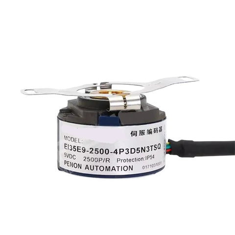 Beefed Up Pro Grade 2500P R Servo Motor Encoder 5V DC EI35E9 2500 Series with 4P3D5N3TSI Connector for CNC Machines