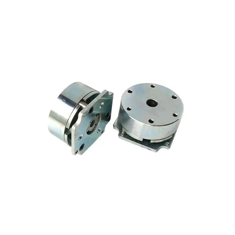 Industrial Electromagnetic Power Off Brake System For Machinery Durable Safe And Reliable With Easy Installation And Long Service Life For Heavy Duty Machines In Manufacturing Environments Widely Used In Industrial Settings For Continuous Duty And, shown in metallic finish