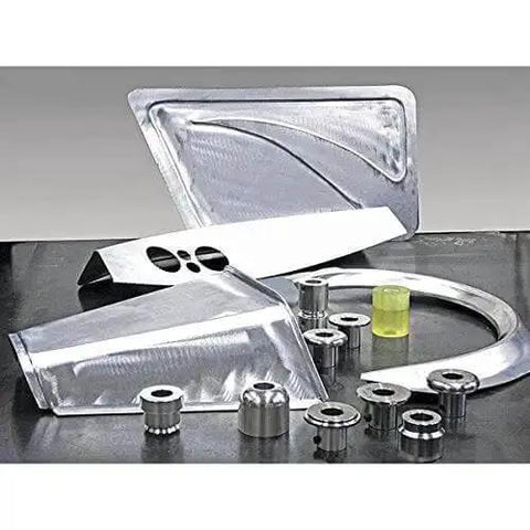 9 Pc Bead Roller Die Set For Metal Fabrication With 1 Polyurethane Wheel Includes Inside And Outside Offset Dies
