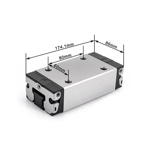 SLS Extended Ball Slider Guide - Single Linear Slide Unit showing dimensions, Rexroth R162341222 R162342322 Compatible, sealed bearing.