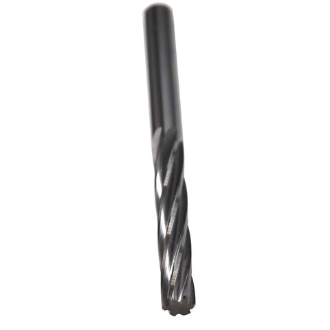 1.08mm Precision Helical Flute Chucking Reamer Solid Carbide Spiral Drill Cutter for Hardened Steel, right hand CNC ground, straight shank