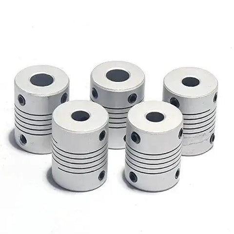 Flexible Aluminum Shaft Couplers For Stepper Motors 8Mm To 10Mm Bore DIY Friendly For CNC And 3D Printer Encoder Joint Set Of 4