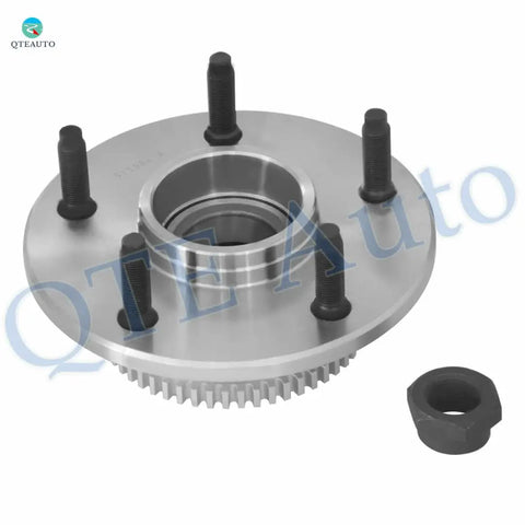 Pair Of 2 Front Wheel Hub Bearing Assemblies For 2000 2001 Dodge RAM 1500 RWD Direct Fit Replacement Kit, bolt-on view