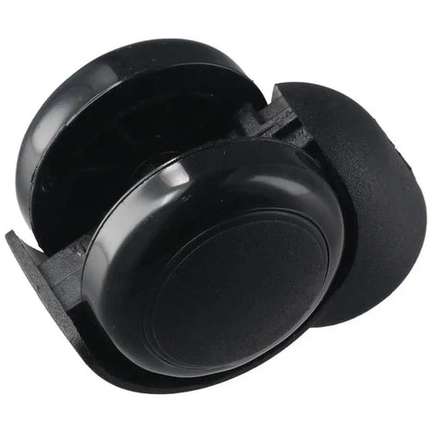 Stemless Chair Casters 5 Pack 2 Inch Replacement Wheels For Office And Home Furniture, black plastic durable design viewed side