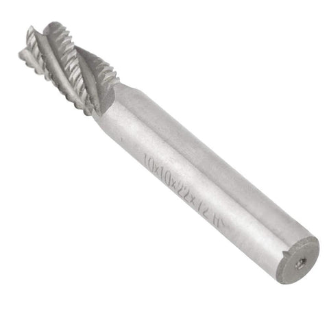 4 Flute High Speed Steel End Mill For CNC Milling 10mm Diameter 75mm Length Sharp Cutting Tool For Metal Wood Plastic