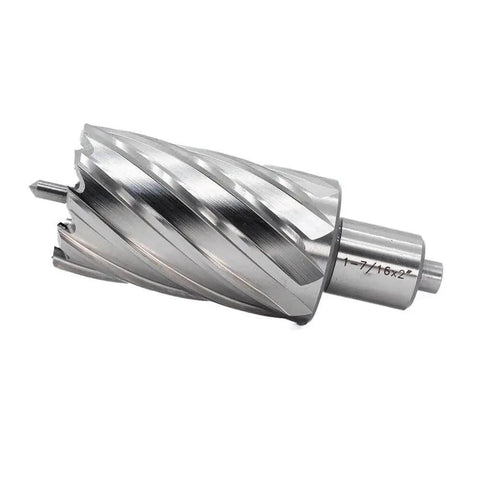 Annular Cutter For Magnetic Drill Press One And Seven Sixteenths Inch Cutting Diameter With Two Inch Cutting Depth Three Quarter Inch