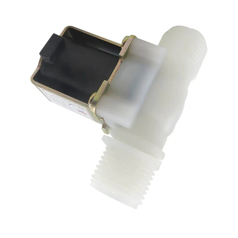 Top view of DC 12V 1/2 Inch Solenoid Valve NC Normally Closed Water Inlet Flow Switch, G1/2 thread, for appliances like dishwashers.