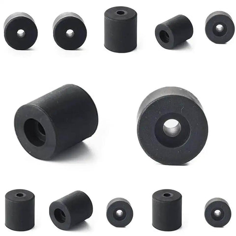 12Pcs Silicone Bed Spacers For 3D Printers Easy Bed Leveling Kit with 0.63in and 0.7in Spacers 18mm Mounts for Ender 3 Series
