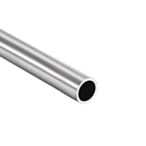 uxcell 304 stainless steel round tubing, 10mm OD, 1mm wall, 250mm length, seamless pipe