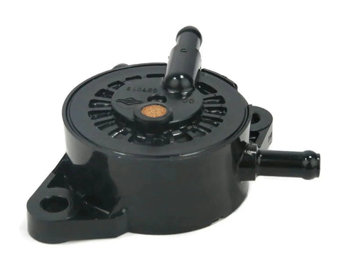 Front view of Genuine 808656 Mechanical Fuel Pump Drop In Replacement For Small Engine Mowers And Power Equipment Built Tough OEM Grade Durability Easy Install Fits Briggs And Stratton Engines