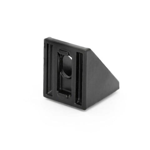 20Pcs 1010 Aluminum Extrusion Corner Brackets With Screws For 1x1 Inch Profile Black Finish Heavy Duty Connector Set For 10 Series Rails And DIY Builds