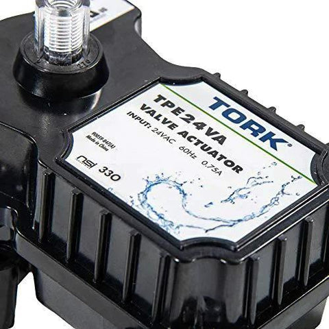 Close-up of 24V Valve Actuator Control For Pools And Spas With Adjustable Cam Broad 24VAC System Compatibility TORK TPE24VA