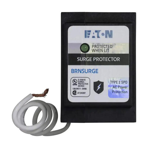 Whole Panel Surge Protector for Type BR Circuit Breakers, Two Pole Protection, 18 kA Surge Rating, Uses Two Branch Spaces