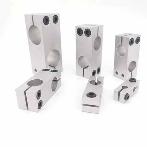 Two Piece Aluminum Alloy Linear Motion Rail Guide Cross Type Connector For 16x16mm Shaft With Pro Grade Precision Easy Install