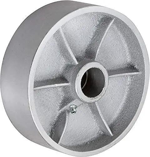 Heavy Duty 6 Inch By 2 Inch Steel Caster Wheels Set Of 4 With Swivel Top Plate 4 By 4.5 Inches Load Capacity 4800 Lbs Per Set Industrial Casters