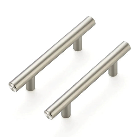 30 Pack 5 Inch Brushed Nickel Cabinet Pulls Stainless Steel Kitchen Drawer Handles with 3 Inch Center to Center Hole Spacing