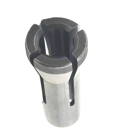 Metal Chuck Cap Replacement 6mm For GD0600 GD0601 GD0603 763620-8 763627-4, black, top view, power tool accessory