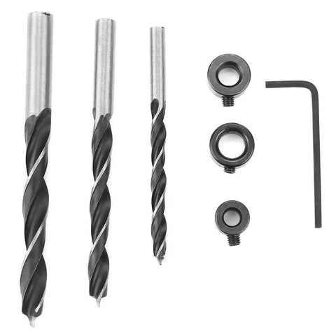 Pro Grade Dowel Jig Kit And Woodworking Drill Set 38 Piece Straight Hole Positioner For Dowel Joints And Furniture Assembly