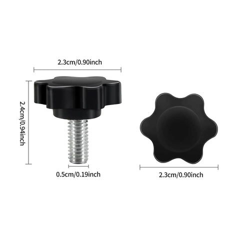 Must Have Eight Piece M6 Bolt Knob Kit For Logitech G25 G27 G29 G920 G923 Steering Wheel With Durable Metal And Plastic Build