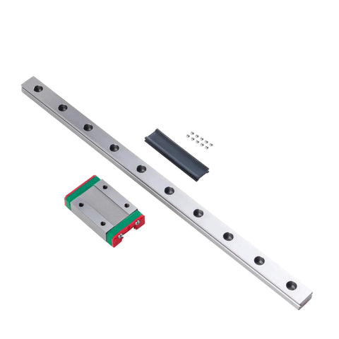 Miniature Linear Guide Rail Set with MGN12H Block 550mm And Rails For CNC Machines And Precision Motion Systems.
