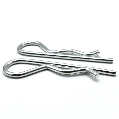 M7 X 150 Hairpin Cotter Pin Clip R Shape Spring Retaining Clip For Fast Locking Bolts Rustproof Carbon Steel 2 Pack