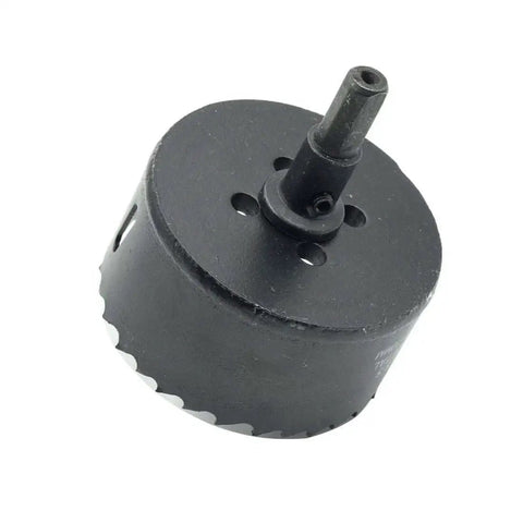 70mm Bi-Metal Hole Saw With Triangular Shank For Wood And Plastic, M42 High-Toughness Drill Bit, 10mm Shank Fits Most Drills, 96mm Total Length