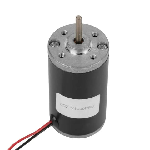 High Speed Permanent Magnet DC Motor 6V 12V 24V 3500-8000 RPM With CW CCW Control for DIY Generator featuring copper windings