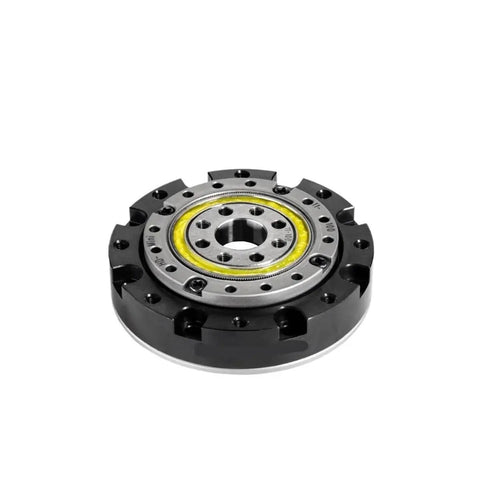 Harmonic Drive HD-11 Strain Wave Gearbox for Nema 17 Motors, 100 to 1 Low Backlash Reducer, front view, 52mm size