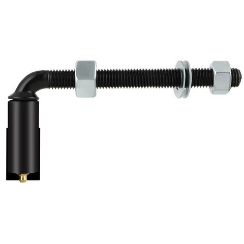 Heavy Duty Gate Hinge Skelang With Five Eighth Inch J Bolt And Adjustable Barrel For Outdoor Use, Corrosion Resistant Steel