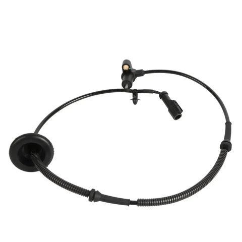 ABS wheel speed sensor with wiring harness and connector, black sensor, rear axle for Ford Mustang 1999–2004