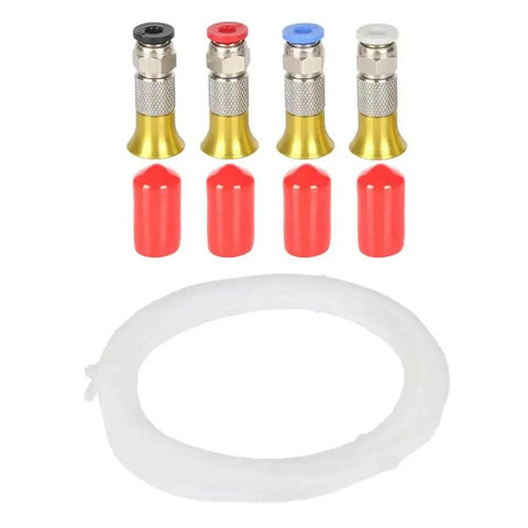 3D Printer Filament Dryer Box Accessories Pneumatic Straight Connector PC4 M6 For 1.75mm Filament Includes 4 X 2.5mm PTFE Tube