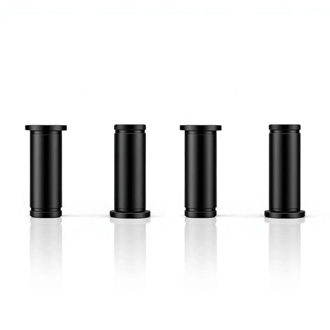 4 Pack Anti Rattle Footpeg Mounting Pins Kit For Harley Sportster Dyna Softail Touring Road King With High Tension Springs Washers E Clips Black Finish For Secure Rider And Passenger Pegs
