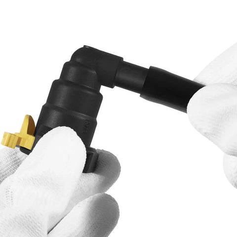 Ford F Series 6.7L Diesel Fuel Filter Tank Supply Line Connector Repair Kit 2011 2022 F250 F350 F450 F550 90 degree connector