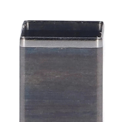 Close-up of one square cutting die from the Leather Punch Tool Set With 12 Square Cutting Die Sizes From 5mm To 60mm for DIY leather crafting.