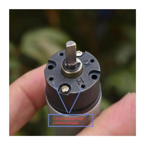 Close-up of electronic starter with planetary gearbox and full metal drive system D shaft compatible DC 12V 30 RPM for robotics