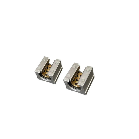 Two Pack SBR20UU 20mm Linear Motion Slider Block With Graphite Copper Sleeve For 20mm Linear Guide Rail, Aluminum CNC Router Parts