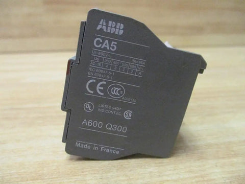 CA5-22M CA522M Auxiliary Contact Block 2 N.O./2 N.C. Front-Mount A-Line Series 600V Grey Single Unit Electrical Control