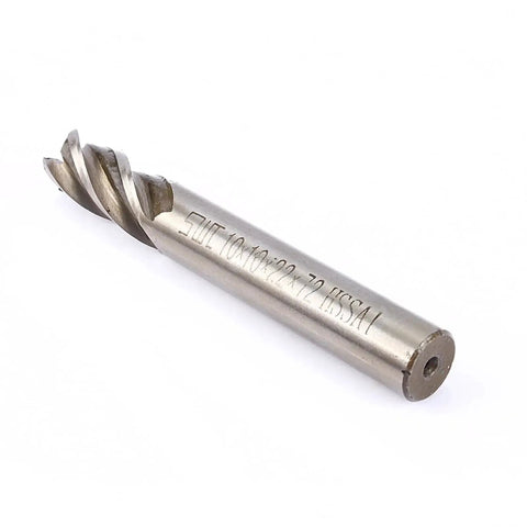 End Mill Set For CNC Milling With High Speed HSS 4 Flutes Straight Shank Cutter 4mm to 12mm Diameters For Steel Iron Wood by BAFOVY